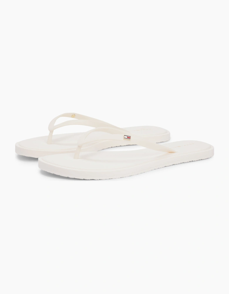 Tommy Hilfiger SCANDI SUMMER Womens Toe-Post Sandals Ecru