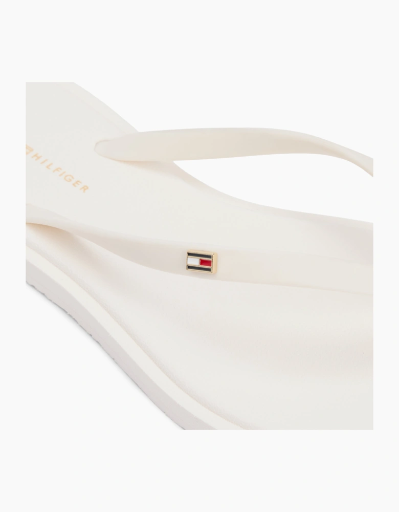 Tommy Hilfiger SCANDI SUMMER Womens Toe-Post Sandals Ecru