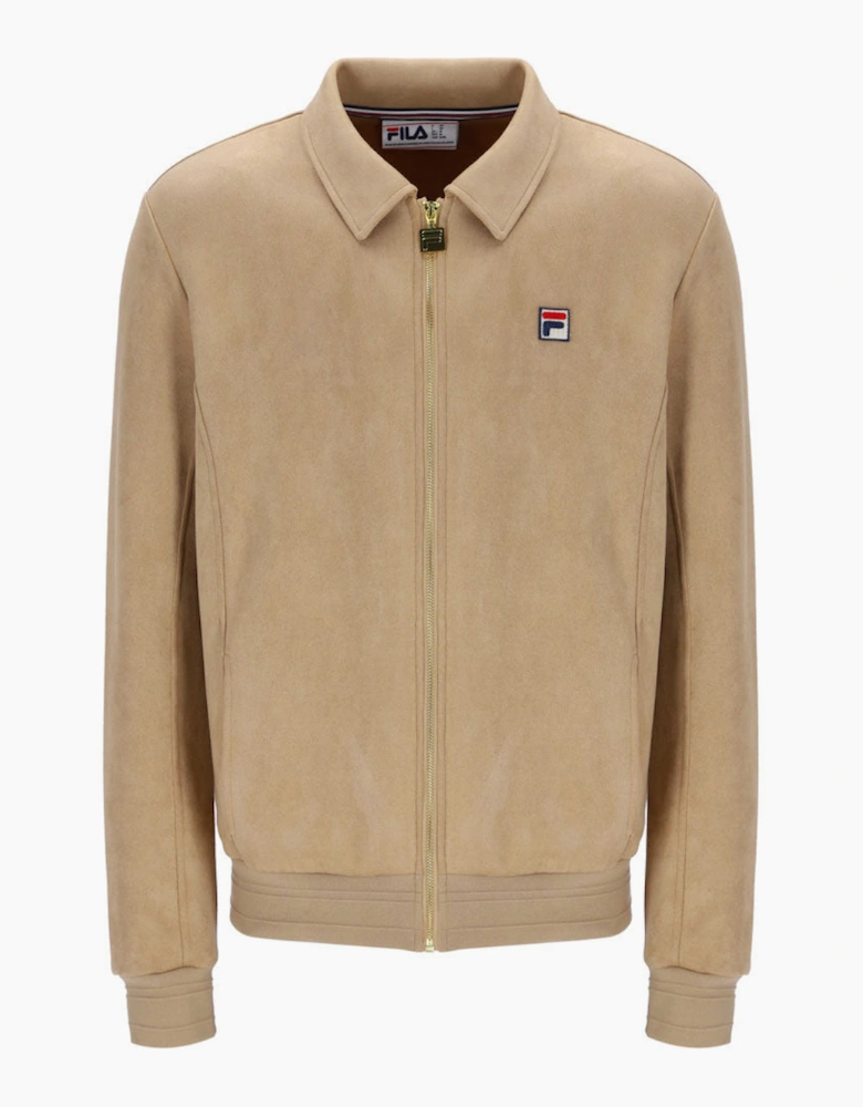 Fila Vintage Francesco Retro Suede Jacket - Classic Beige