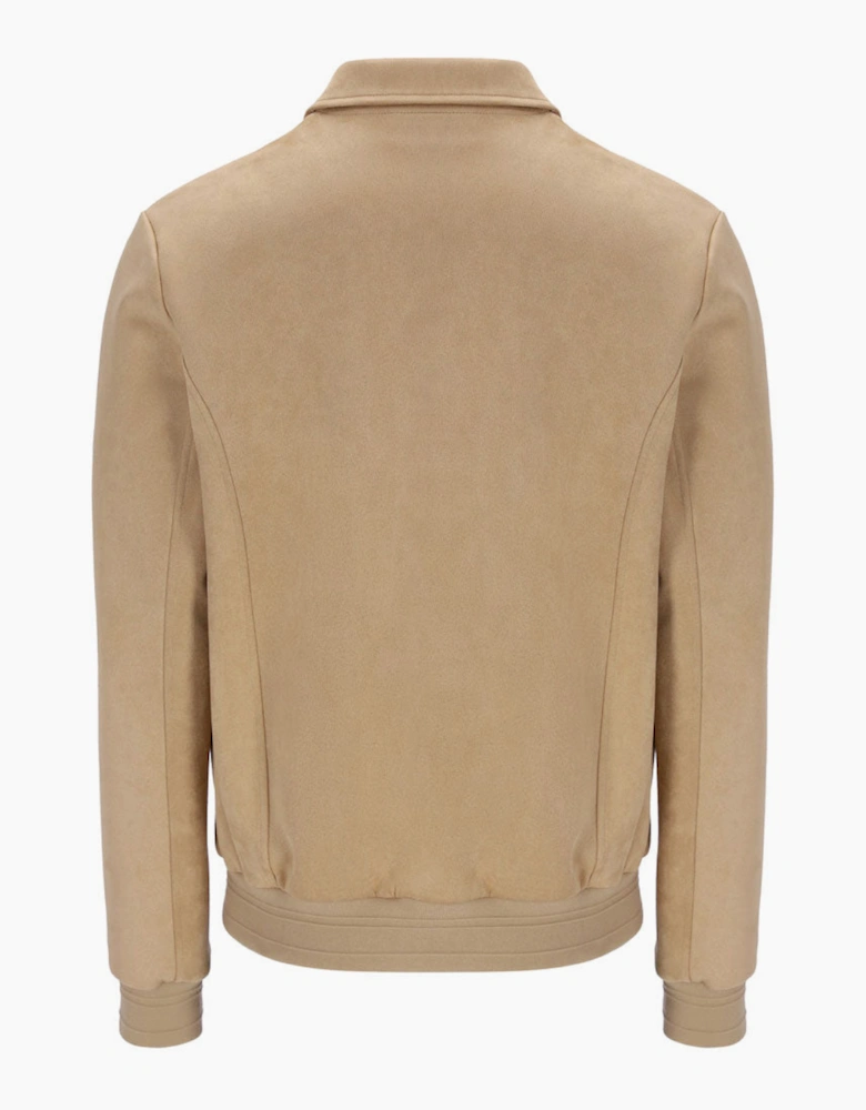 Fila Vintage Francesco Retro Suede Jacket - Classic Beige