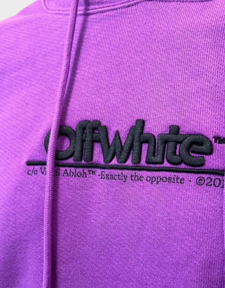 Chunky Logo Slim Hoodie Orchid