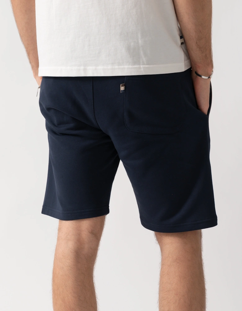 Aquascutum Mens Badge Shorts - Navy 11