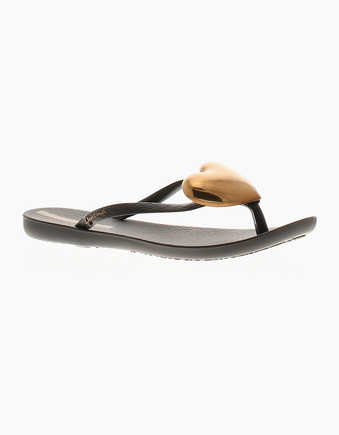 Ipanema Womens Flip Flops Maxi Fashion Lace Up black bronze UK Size