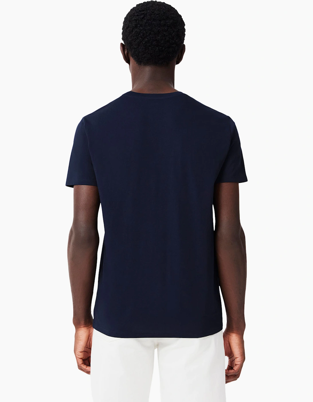Lacoste Mens T Shirts TH6709 Crew Neck Top