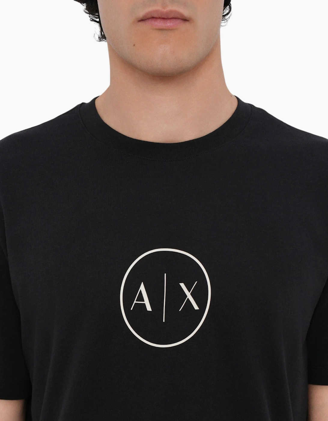 Armani Exchange Mens T Shirts Crew Neck Top