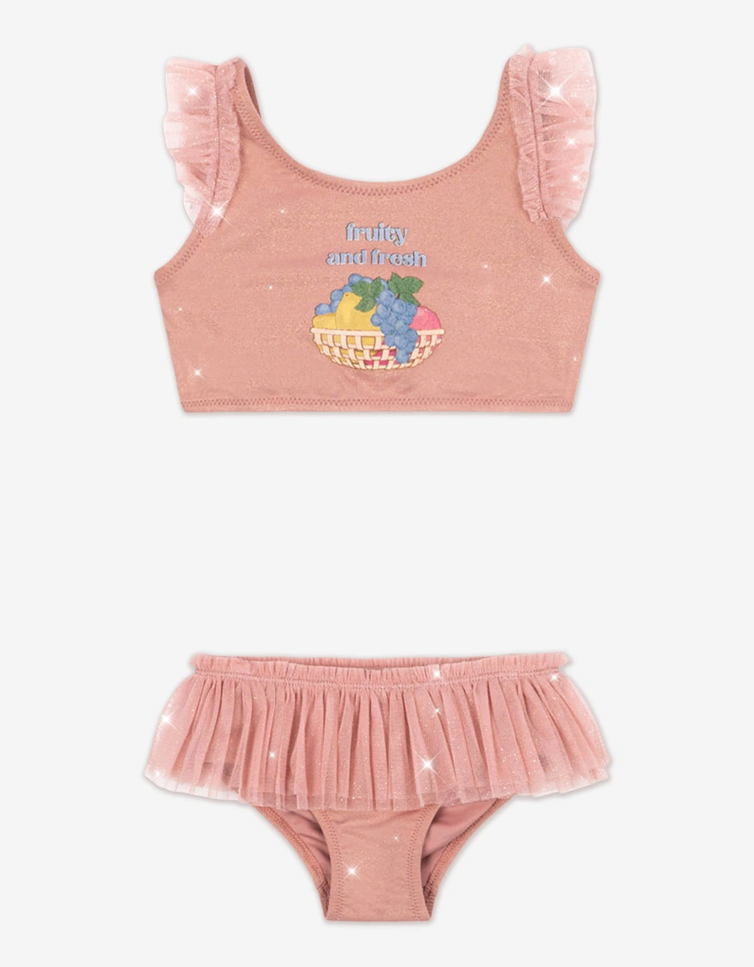 Konges Sløjd Girls Amandine Bikini in Pink, 6 of 5