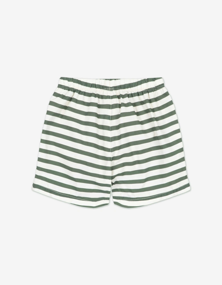 Konges Sløjd Boys Asnou Swim Shorts in Green