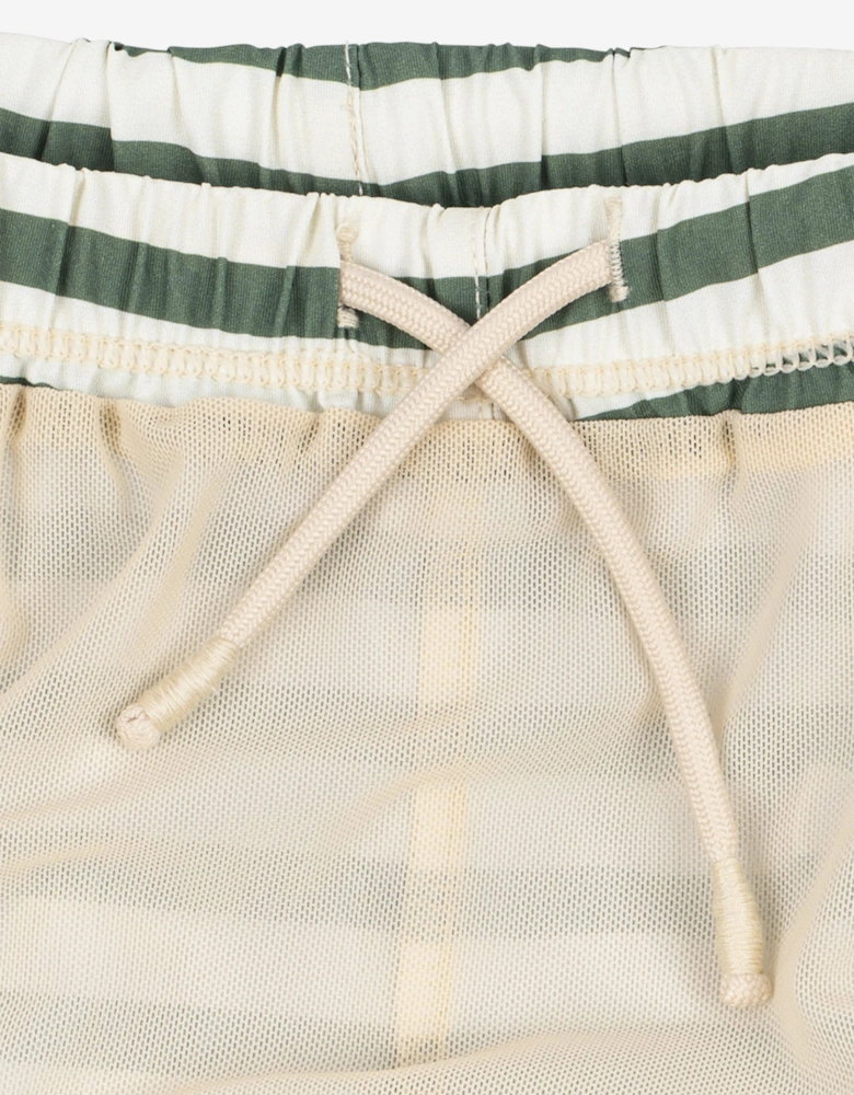 Konges Sløjd Boys Asnou Swim Shorts in Green