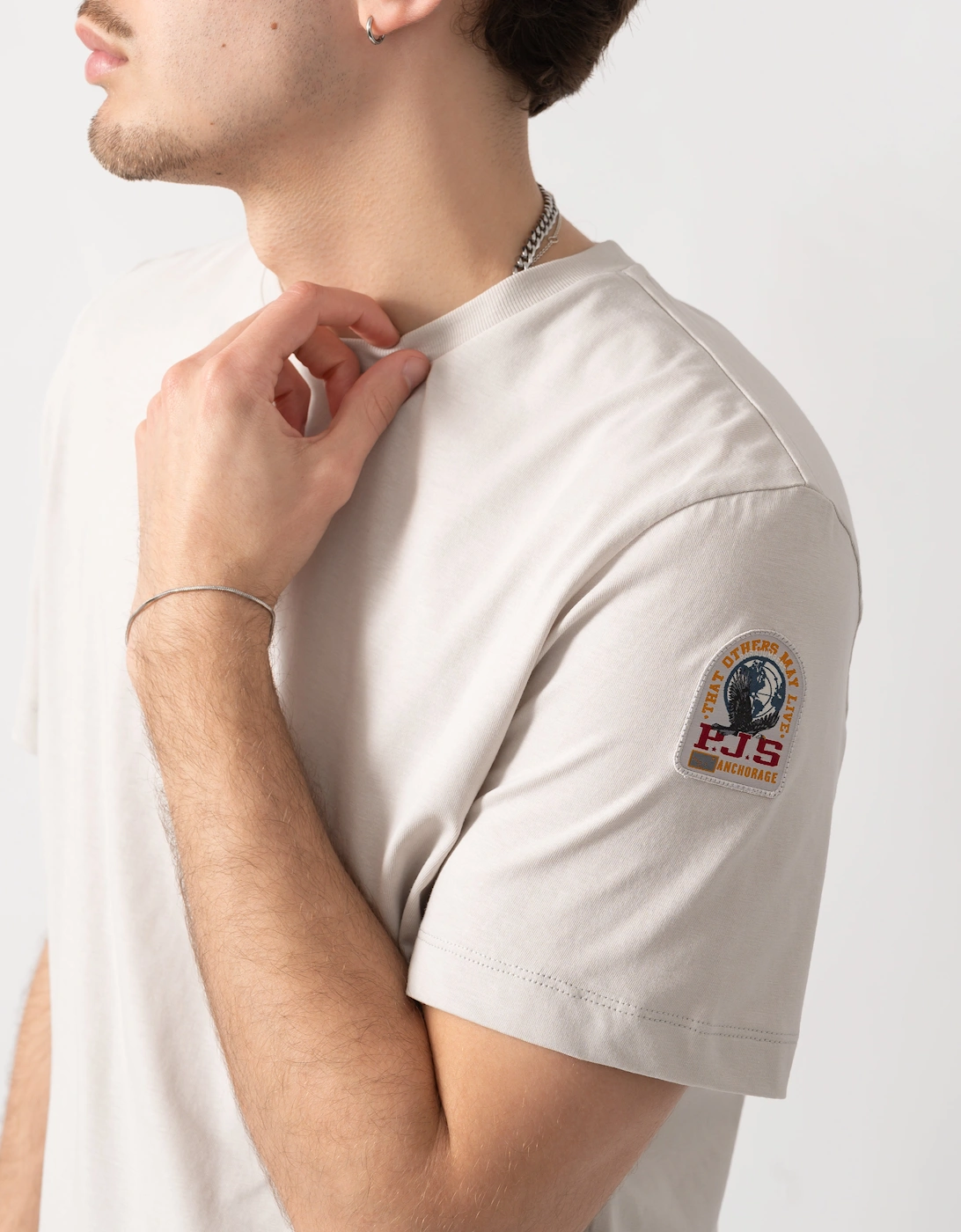 Parajumpers Shispare Mens T-Shirt - Ice 324