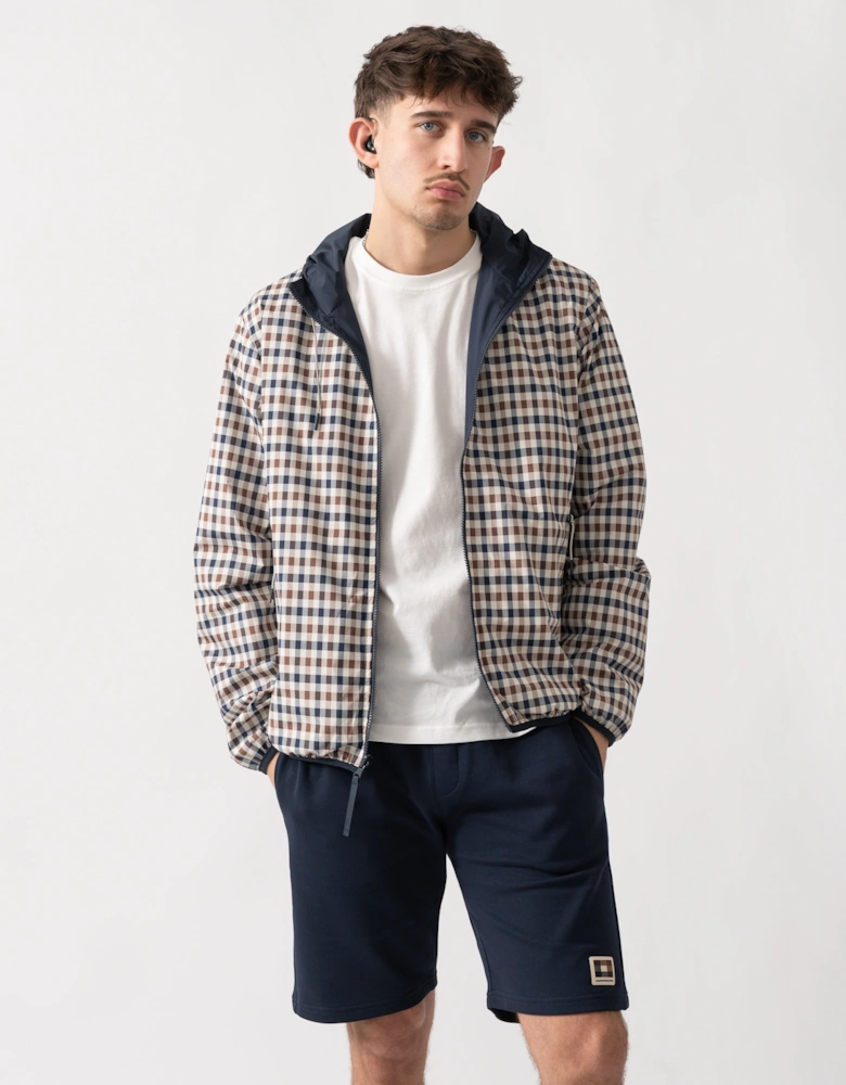 Aquascutum Mens RLG Badge Reversible Sailor Jacket - Navy 11