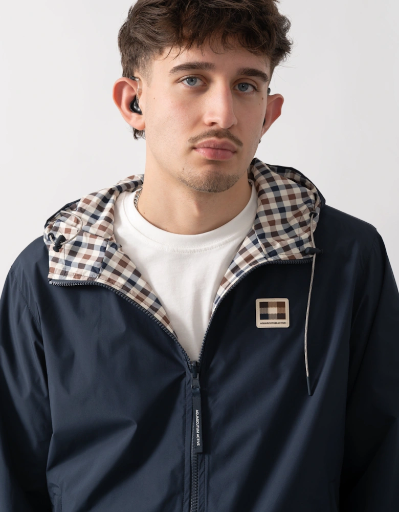 Aquascutum Mens RLG Badge Reversible Sailor Jacket - Navy 11