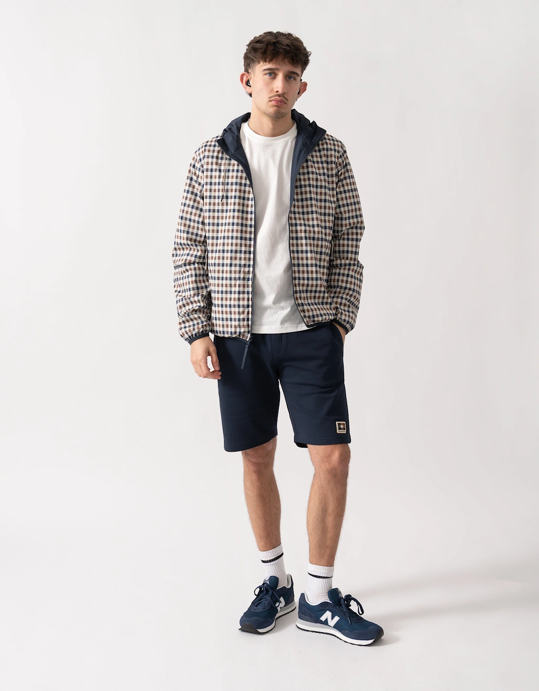 Aquascutum Mens RLG Badge Reversible Sailor Jacket - Navy 11