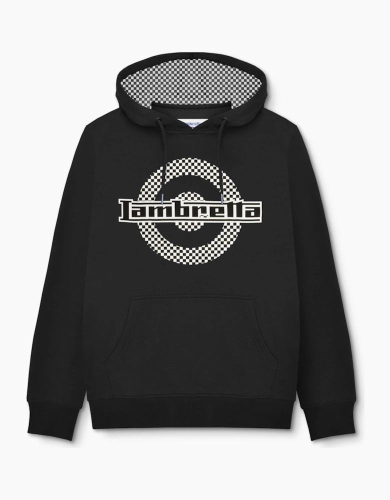 Lambretta Mens Check Target Hoodie