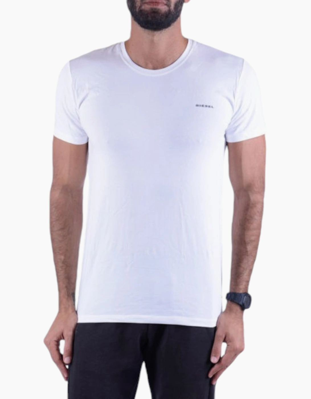 DIESEL UMTEE RANDAL Mens T Shirt 1x Pack Short Sleeve Crew Neck Basic Tees, 4 of 3