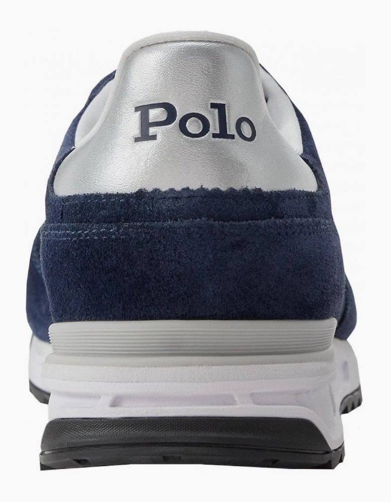 Ralph Lauren Men's Navy Varick Suede Trainers