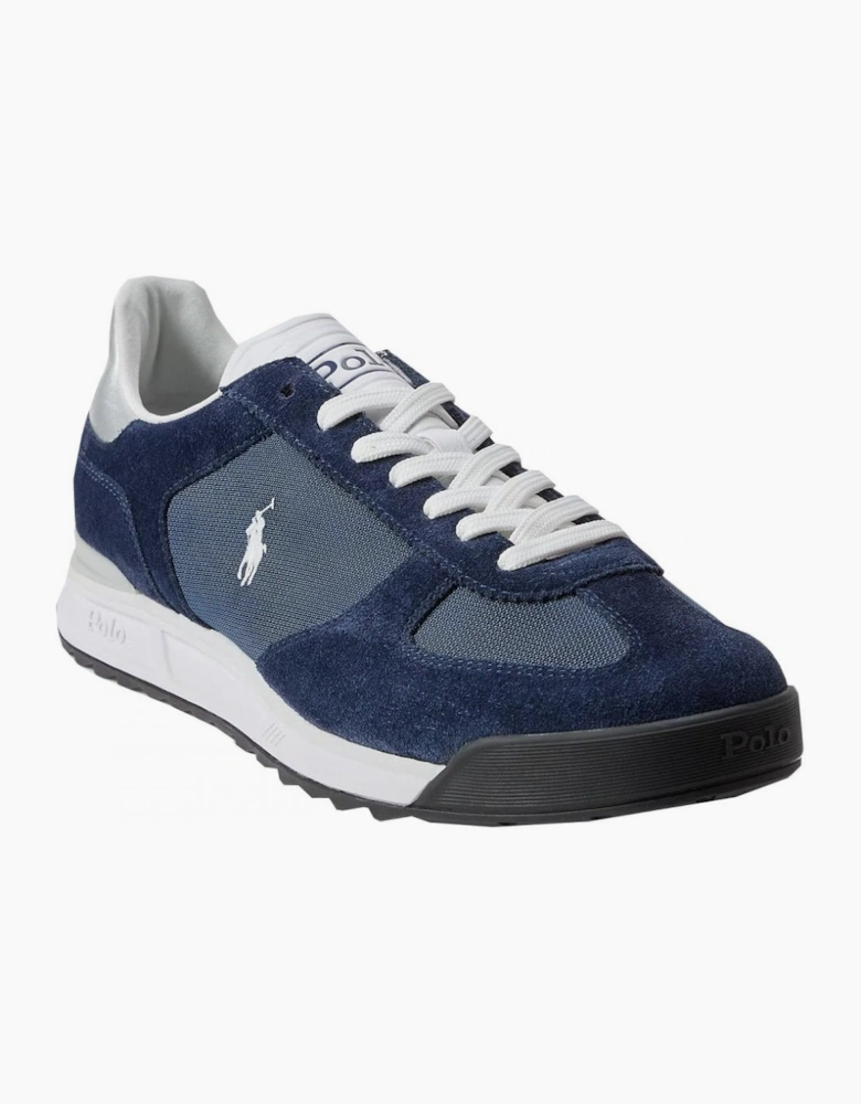 Ralph Lauren Men's Navy Varick Suede Trainers