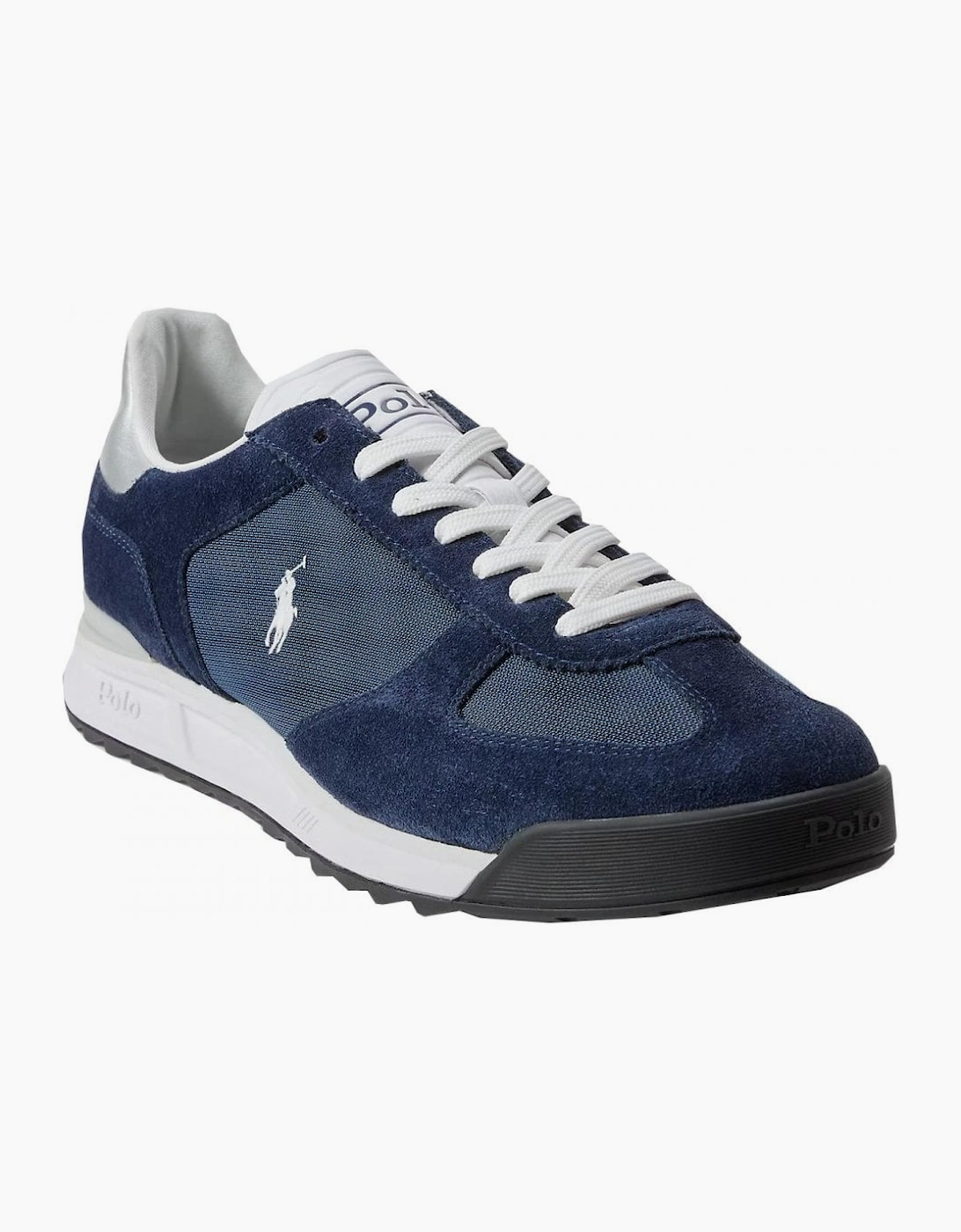 Ralph Lauren Men's Navy Varick Suede Trainers