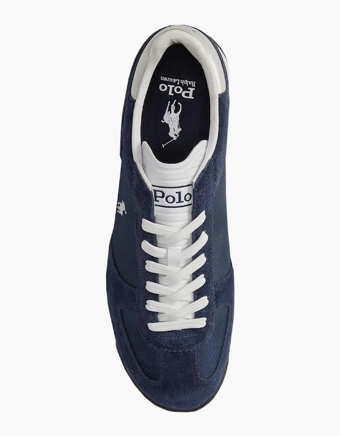 Ralph Lauren Men's Navy Varick Suede Trainers