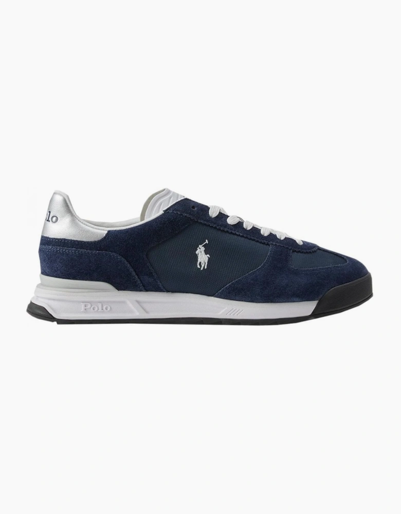 Ralph Lauren Men's Navy Varick Suede Trainers
