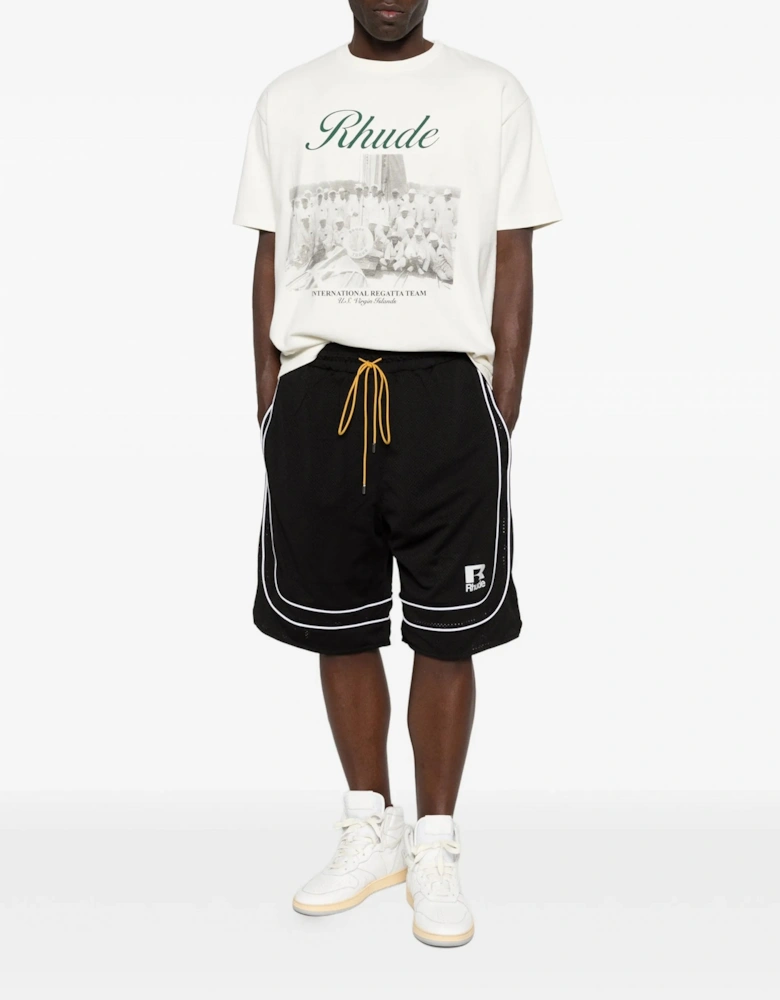 Mesh Basketball Shorts Black