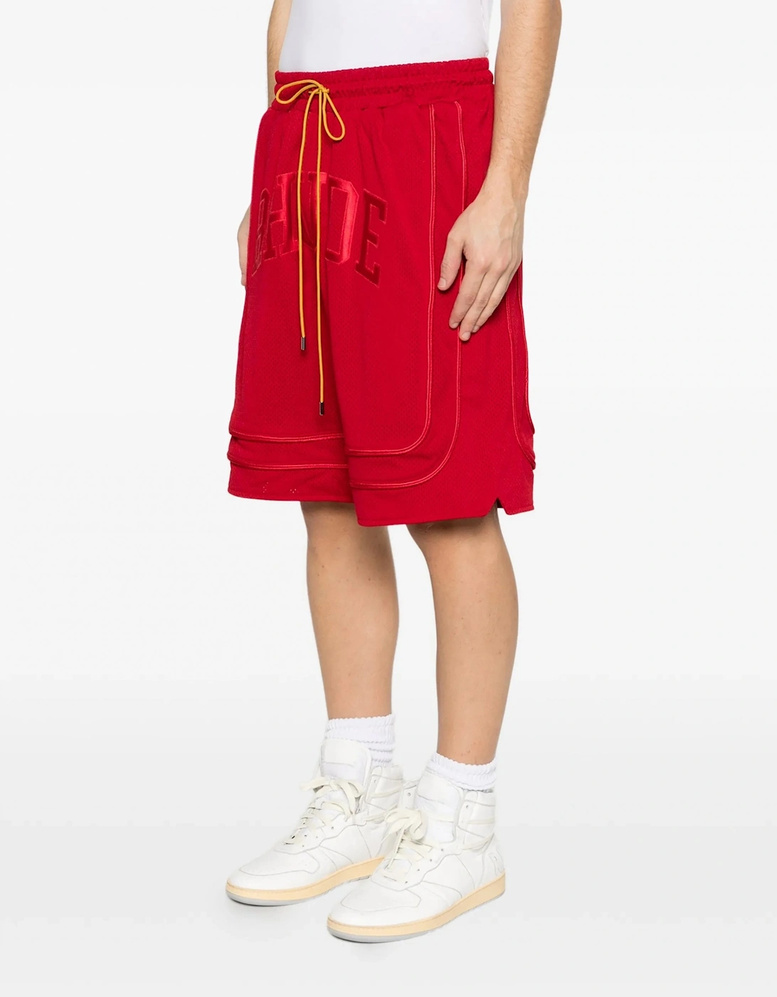 Baggy Mesh Shorts Red