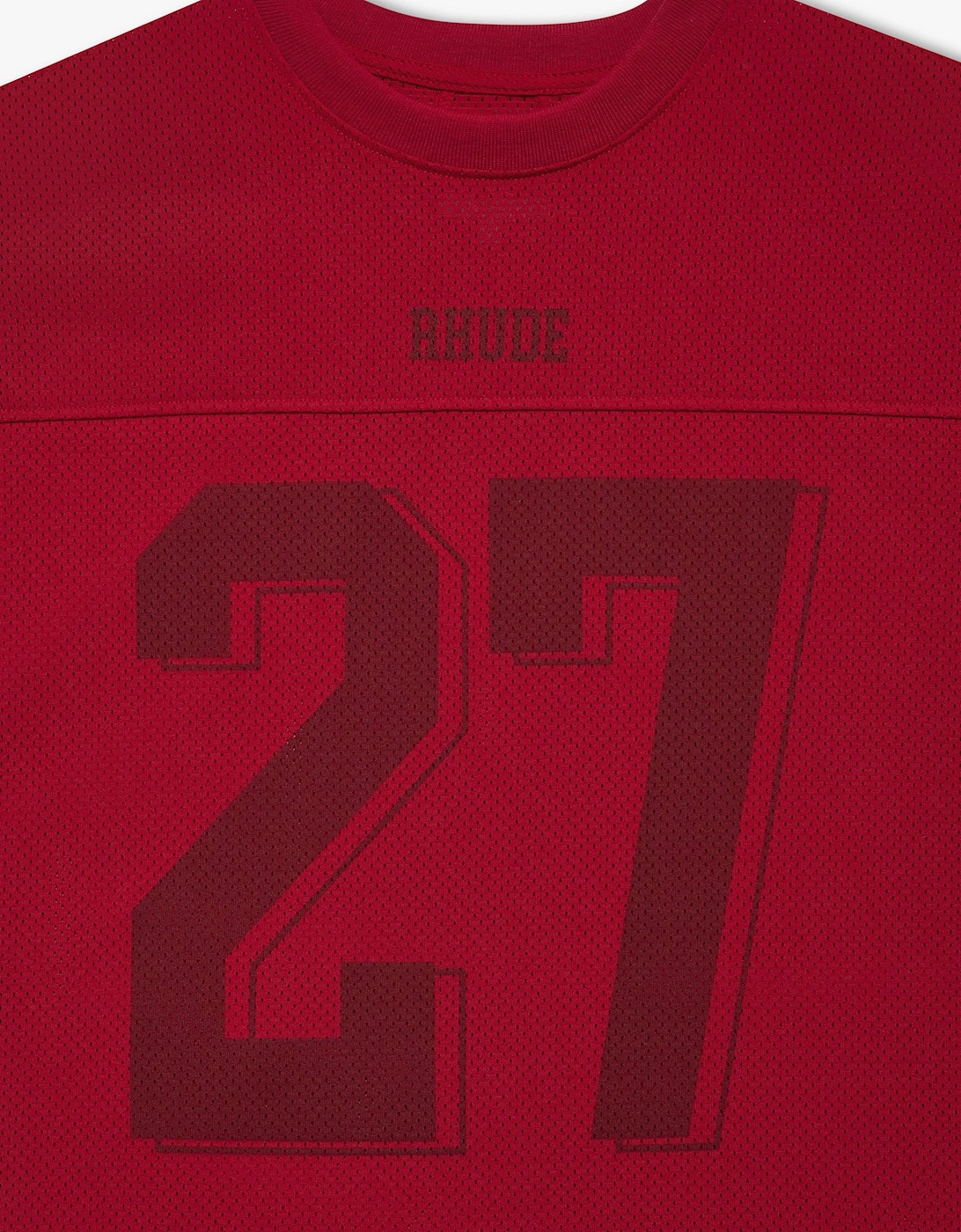 Lightning Football Tee Red