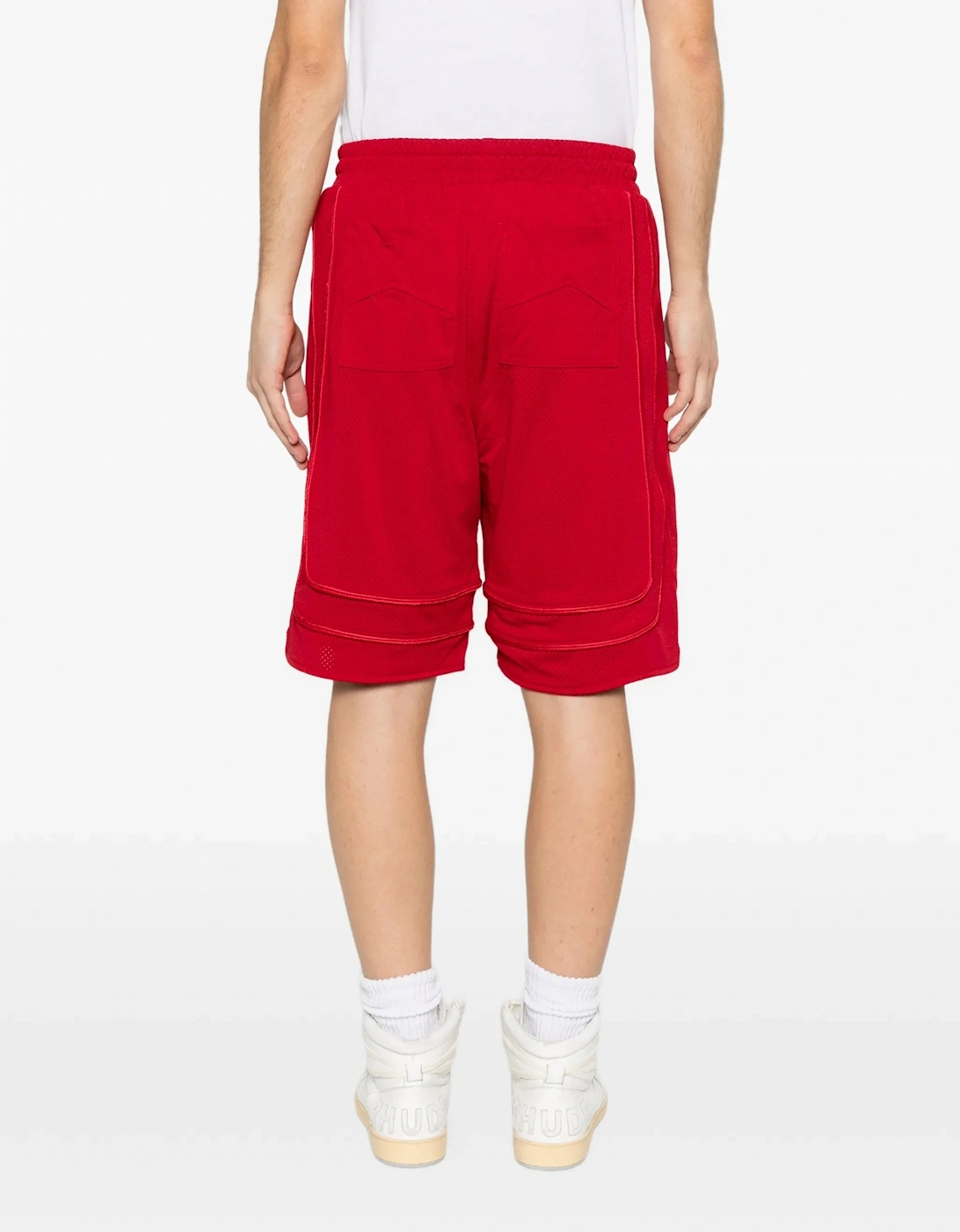 Baggy Mesh Shorts Red
