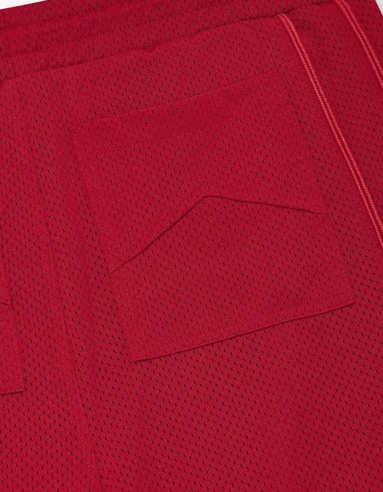 Baggy Mesh Shorts Red