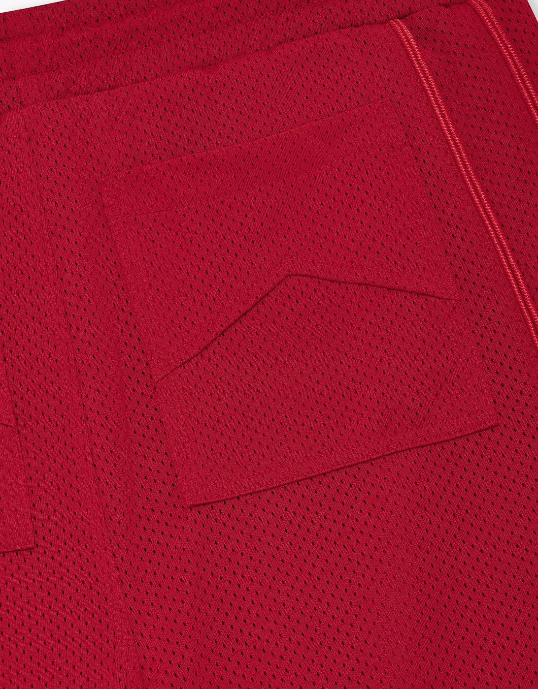 Baggy Mesh Shorts Red