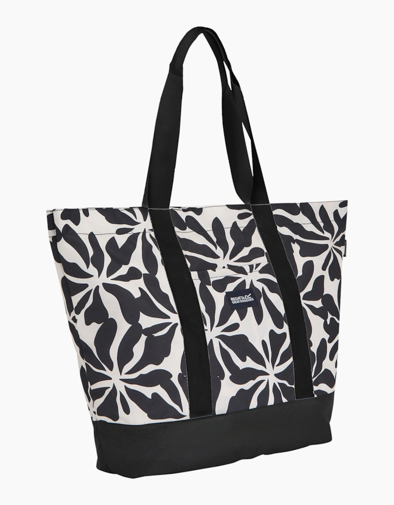Regatta Boulder Floral Pattern Beach Tote Bag