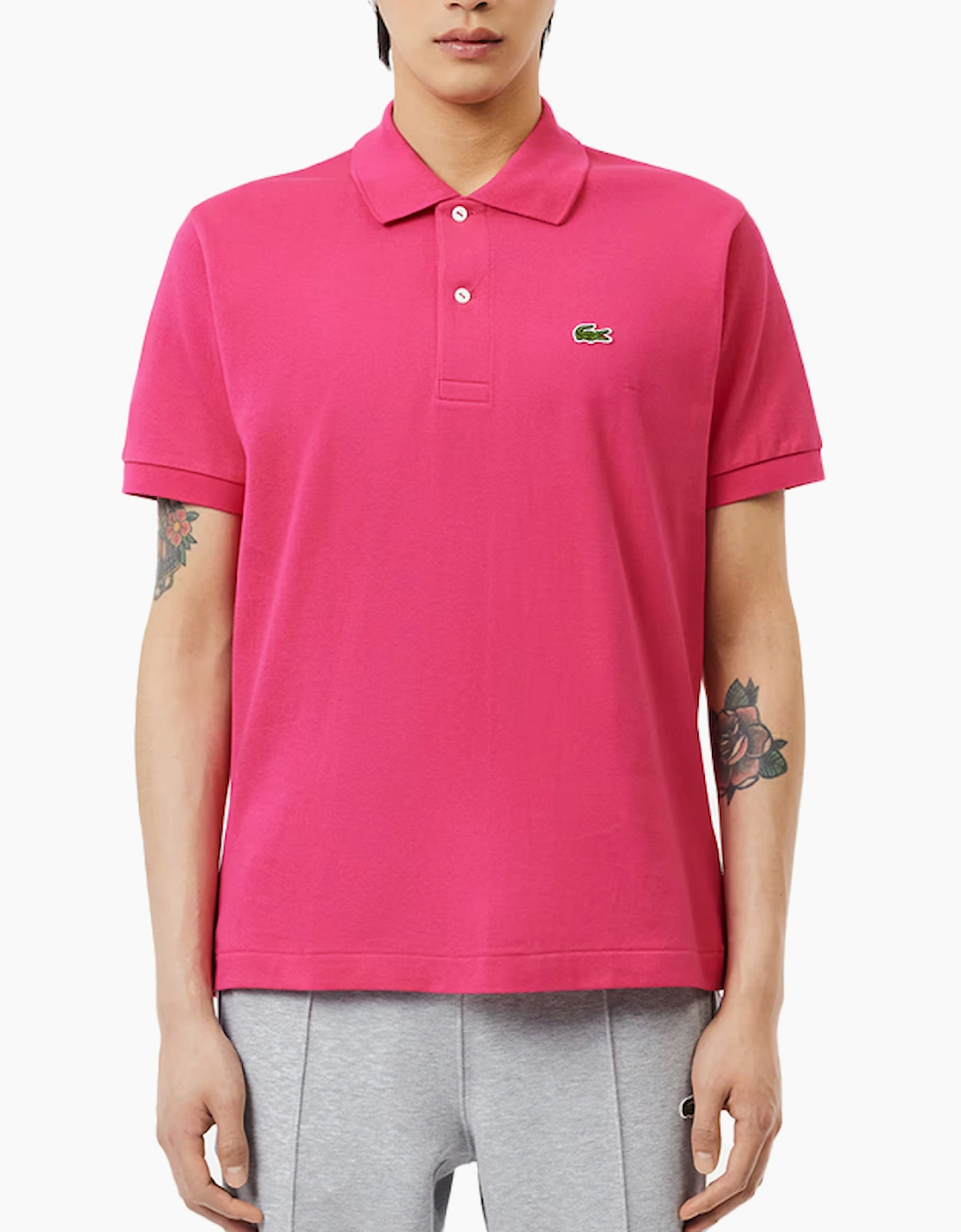 Lacoste L1212 Mens Polo Shirts Collared Classic Fit Top Summer Sports Golf Tee, 11 of 10