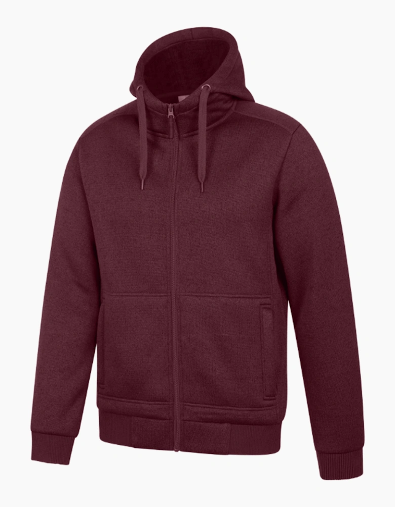 Mountain Warehouse Mens Nevis II Faux Fur Hoodie