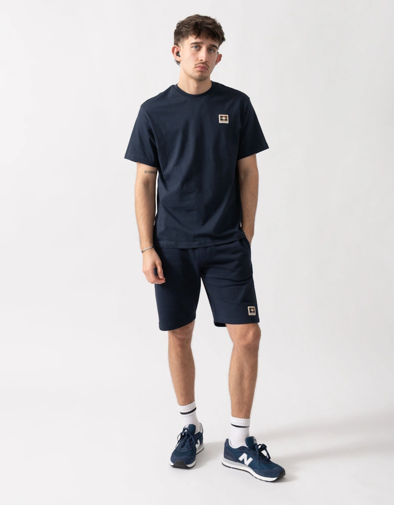 Aquascutum Mens Badge T-Shirt - Navy 11