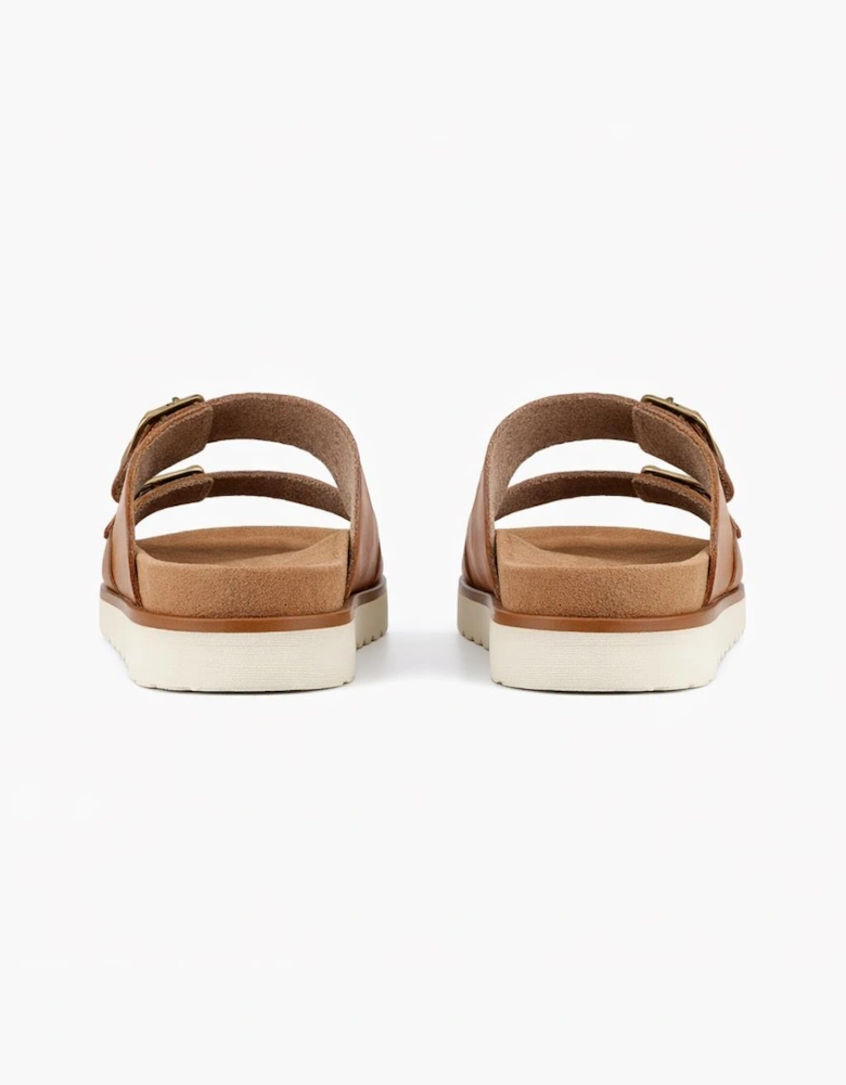Cipriata TIBERIA Womens Mules Sandals Tan