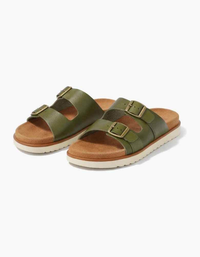 Cipriata TIBERIA Womens Mules Sandals Green