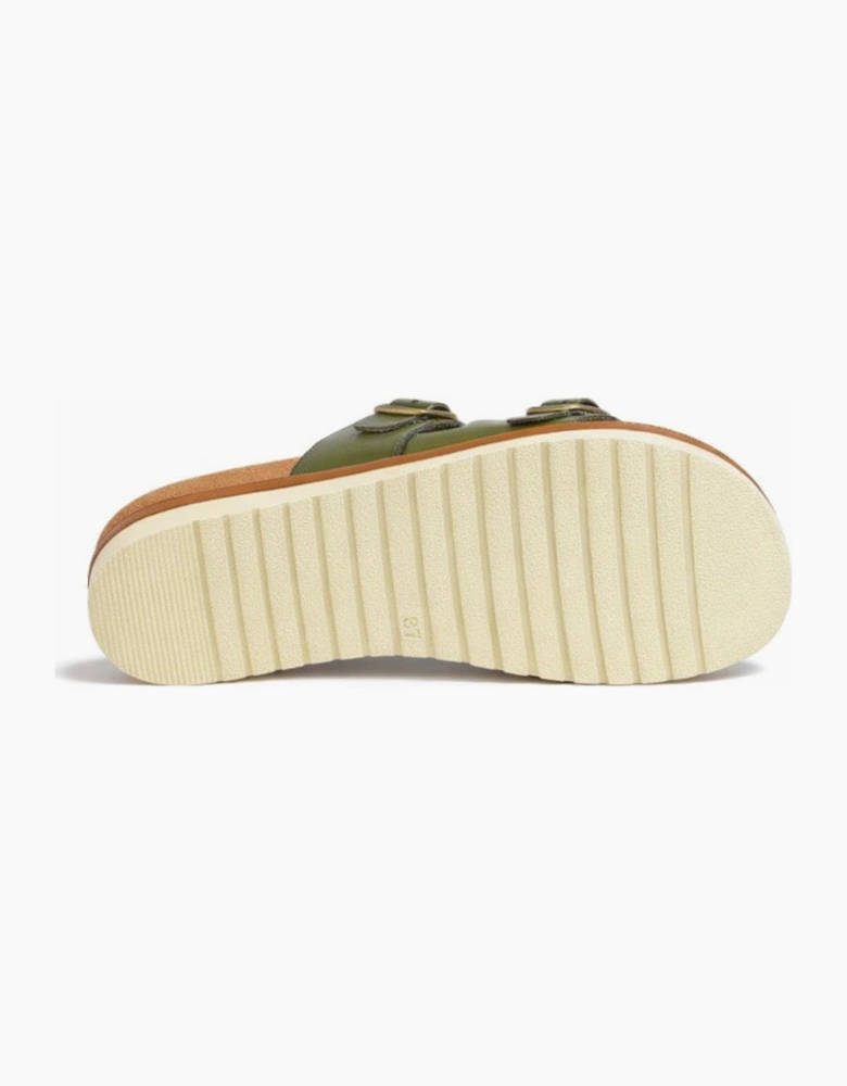 Cipriata TIBERIA Womens Mules Sandals Green