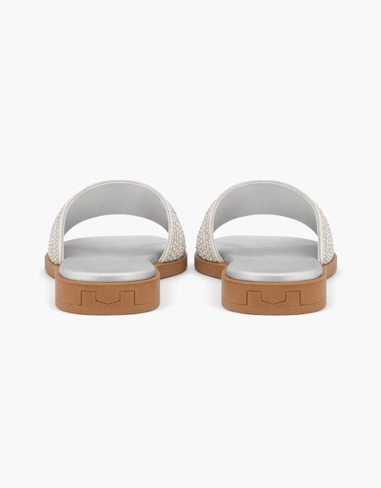 Cipriata CELINA Womens Mules Sandals Silver