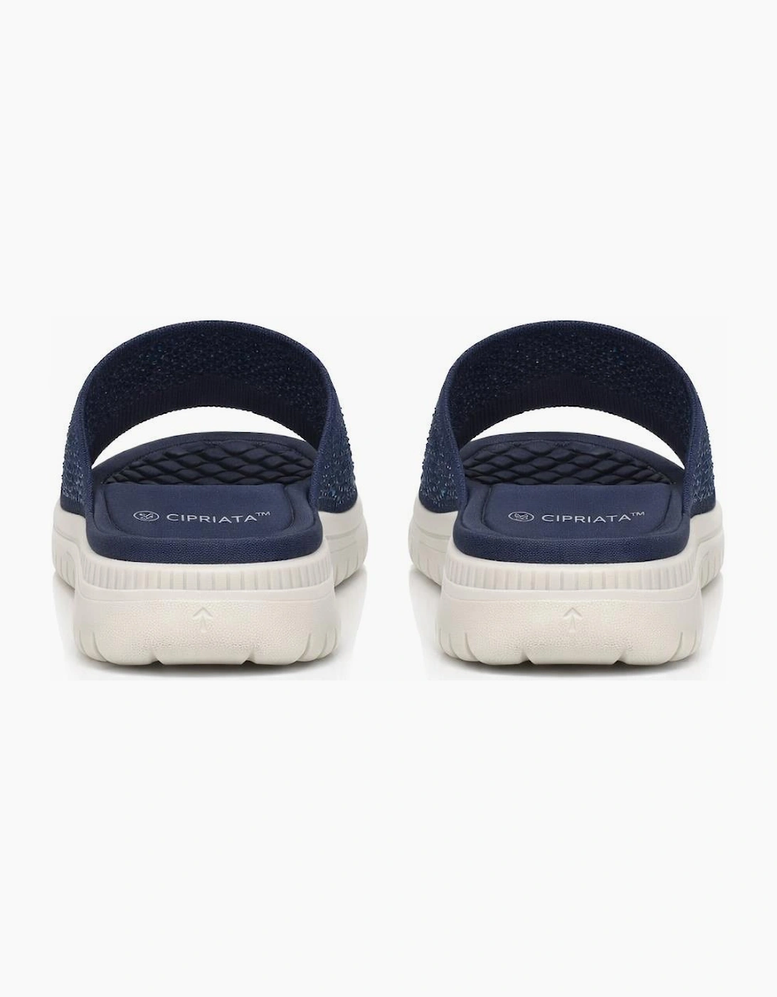 Cipriata ELIANA Womens Mules Sandals Navy Blue
