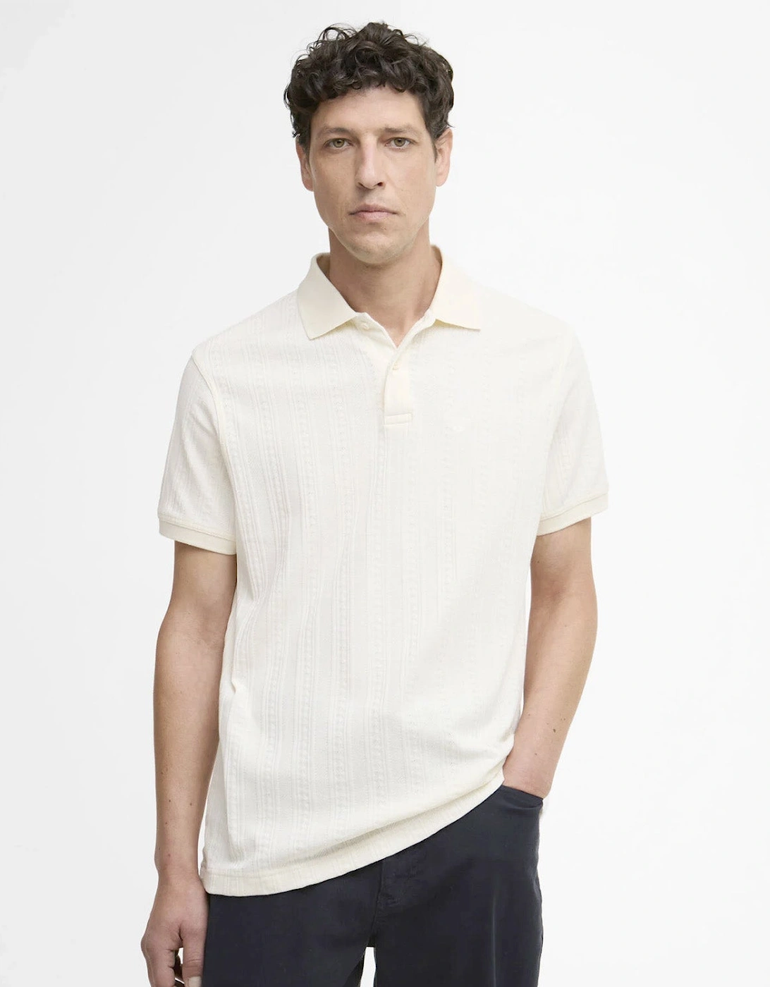 Barbour Harwell Cable Jacquard Polo