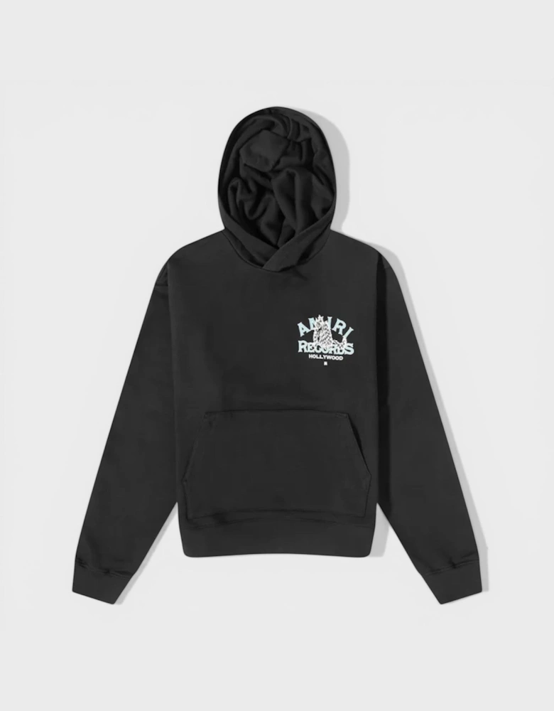 Records Wolf Hoodie Black