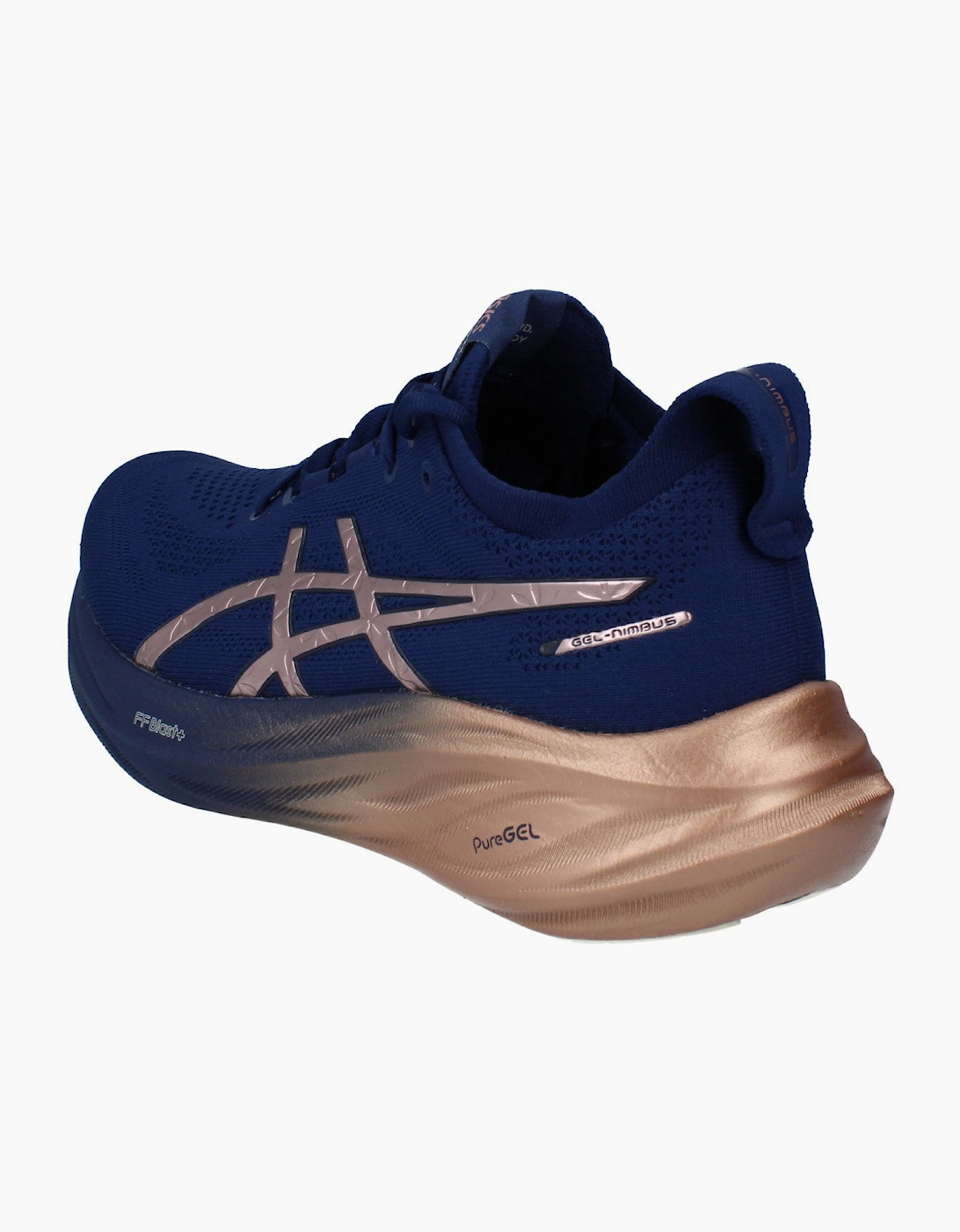 Asics Gel-Nimbus 26 Platinum Womens Running Trainers 1012B740 400