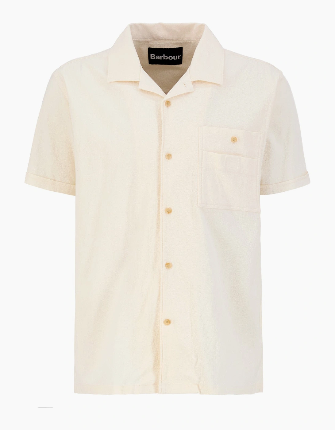 Barbour Riddell Crinkle Crepe Short Sleeve Shirt