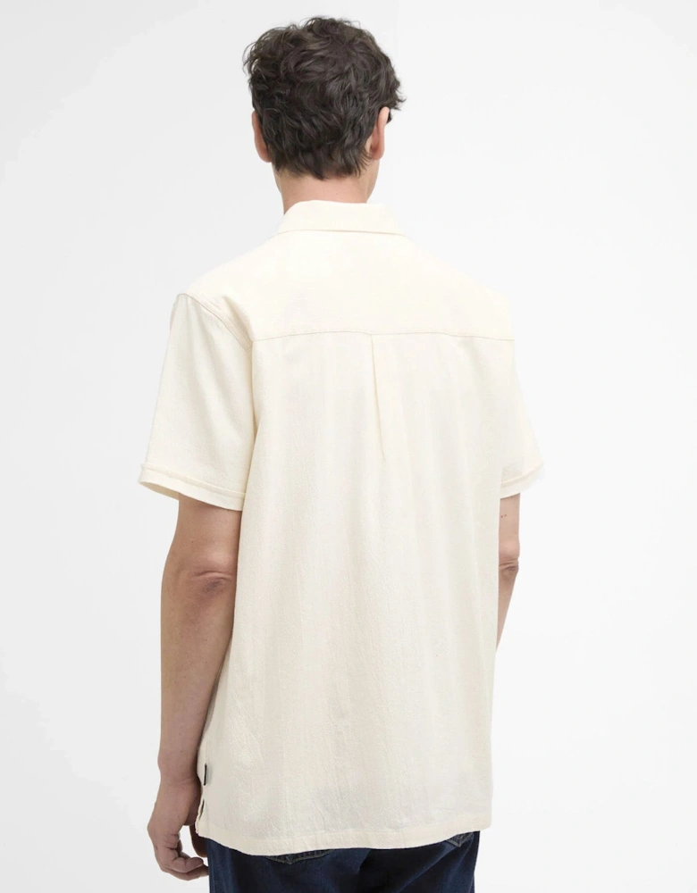 Barbour Riddell Crinkle Crepe Short Sleeve Shirt