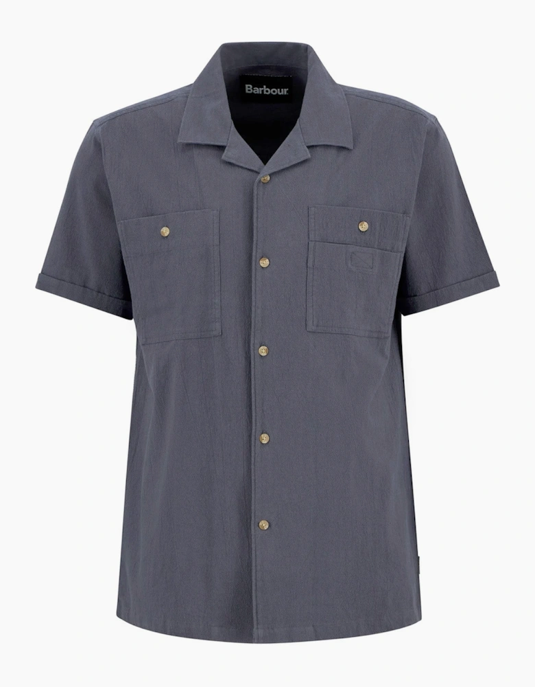 Barbour Riddell Crinkle Crepe Short Sleeve Shirt