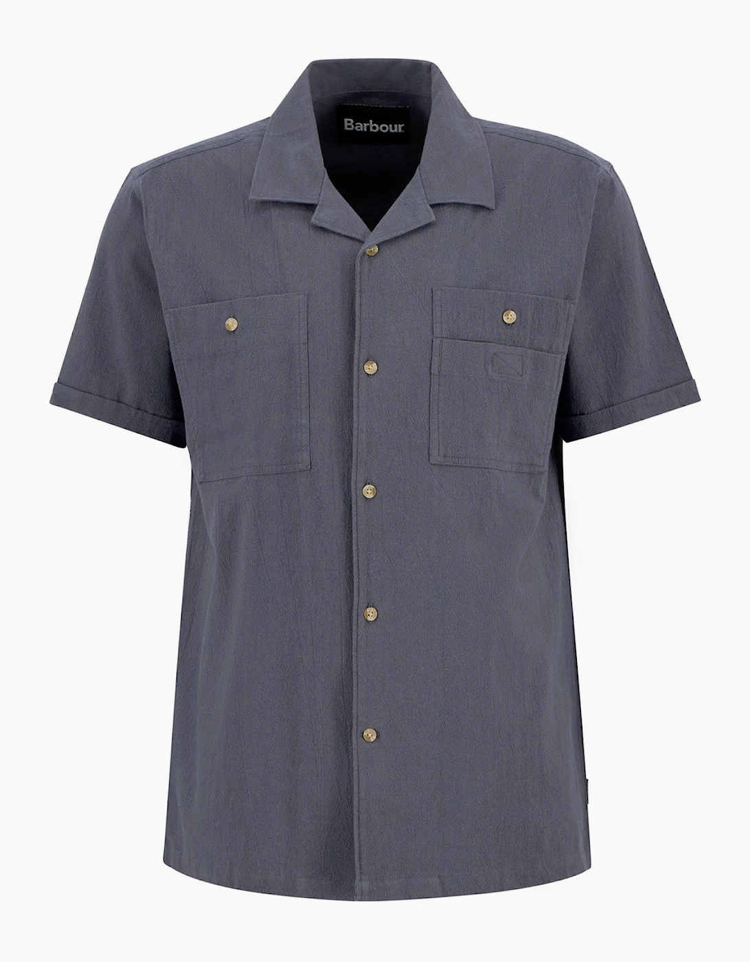 Barbour Riddell Crinkle Crepe Short Sleeve Shirt