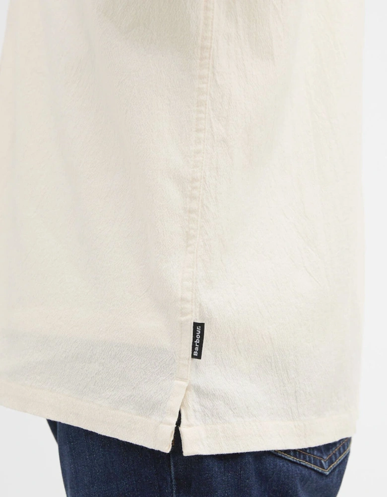 Barbour Riddell Crinkle Crepe Short Sleeve Shirt