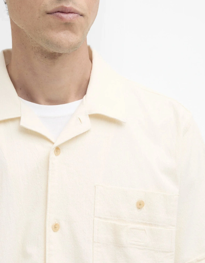 Barbour Riddell Crinkle Crepe Short Sleeve Shirt