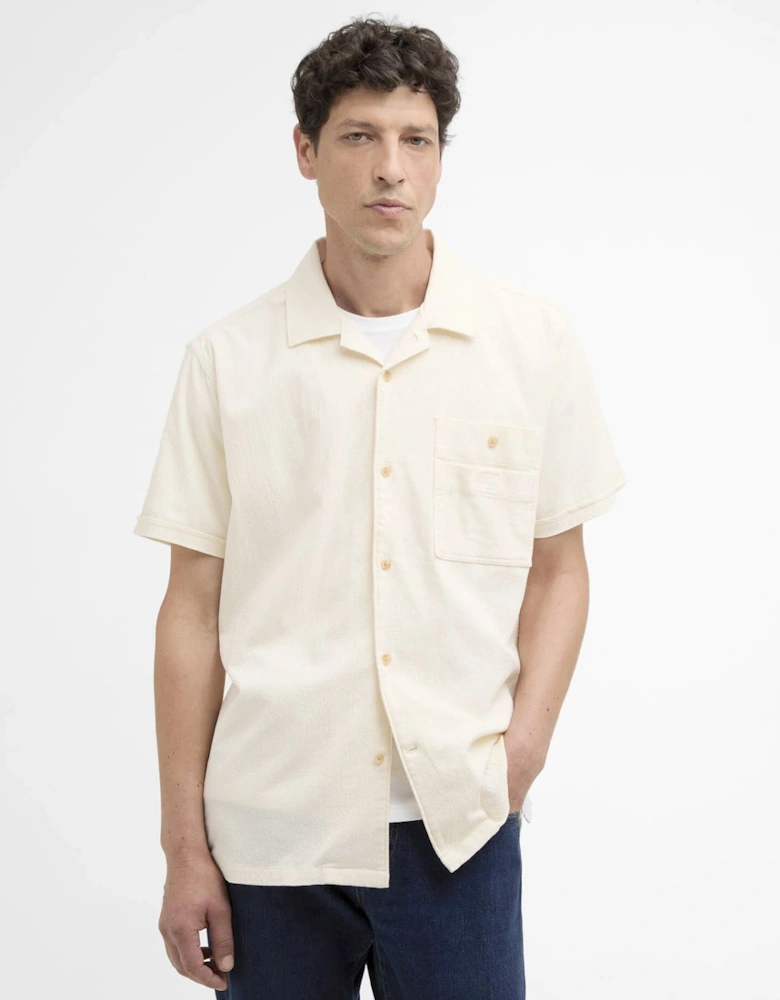 Barbour Riddell Crinkle Crepe Short Sleeve Shirt