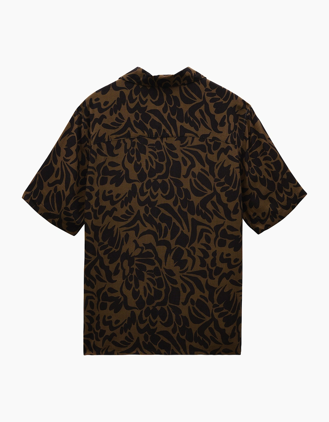 Wax London Didcot Two Tone Floral Short Sleeve Shirt