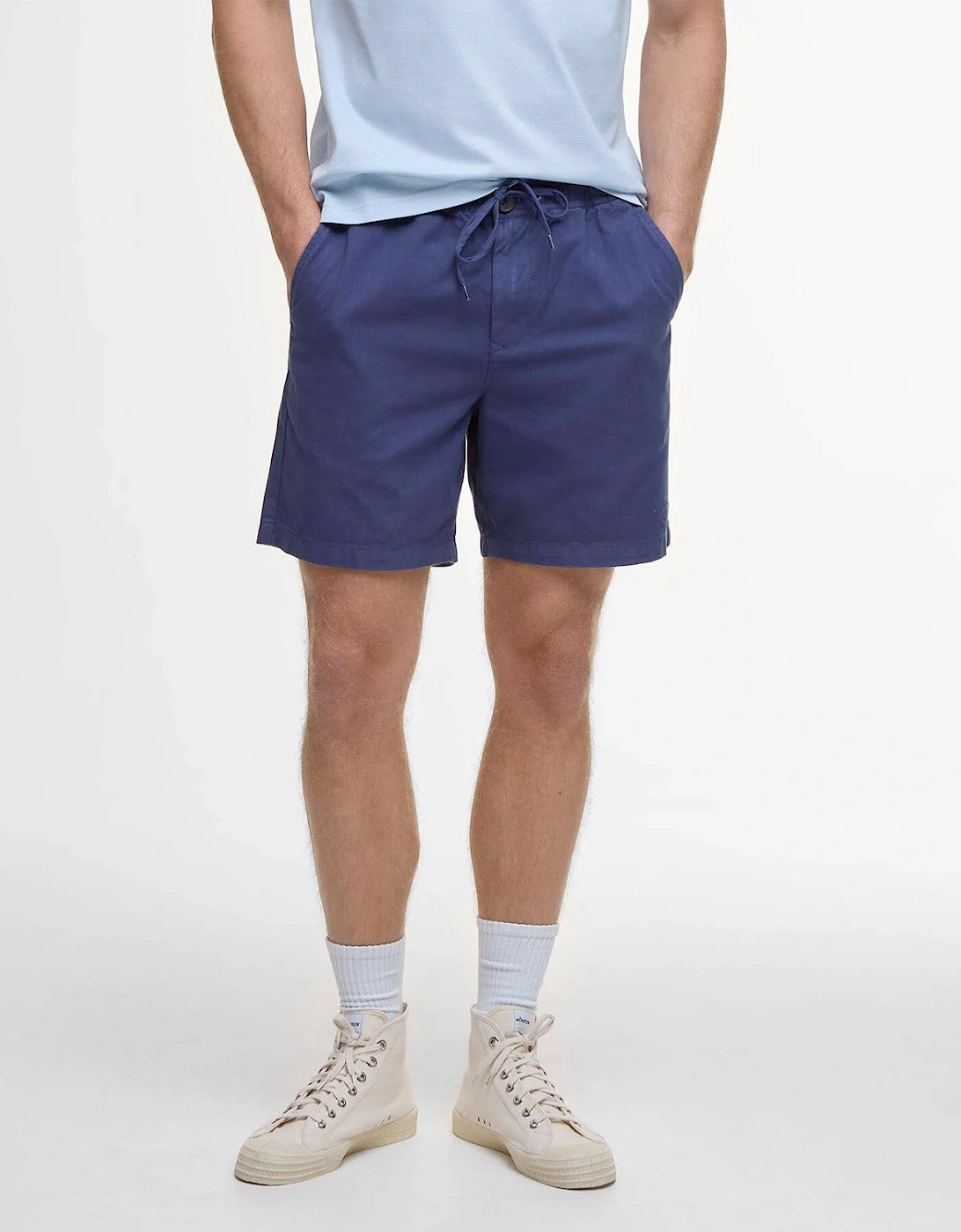 Barbour Washed Oxford Relaxed Short